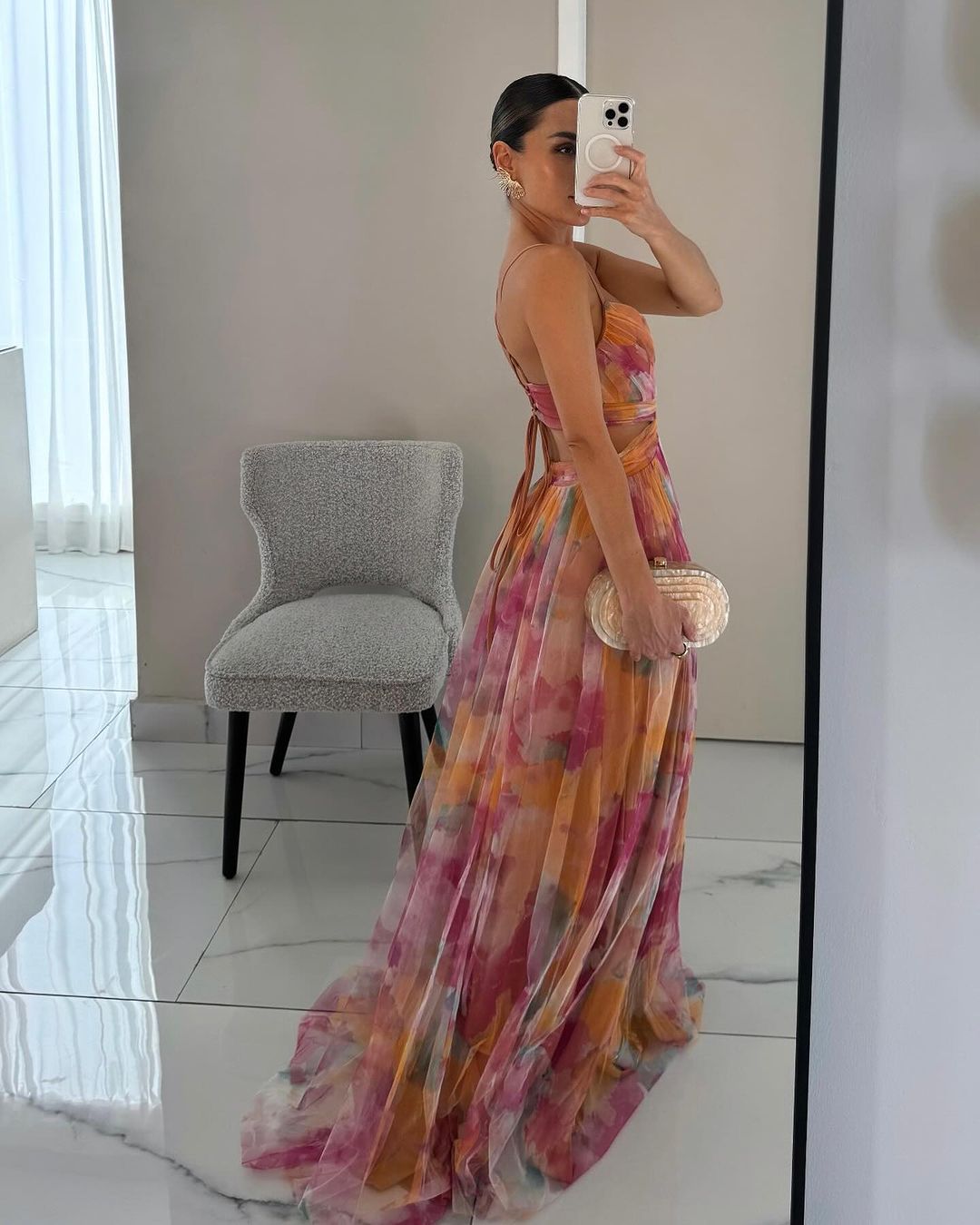 Giselle - Superbe Maxi-Robe Florale