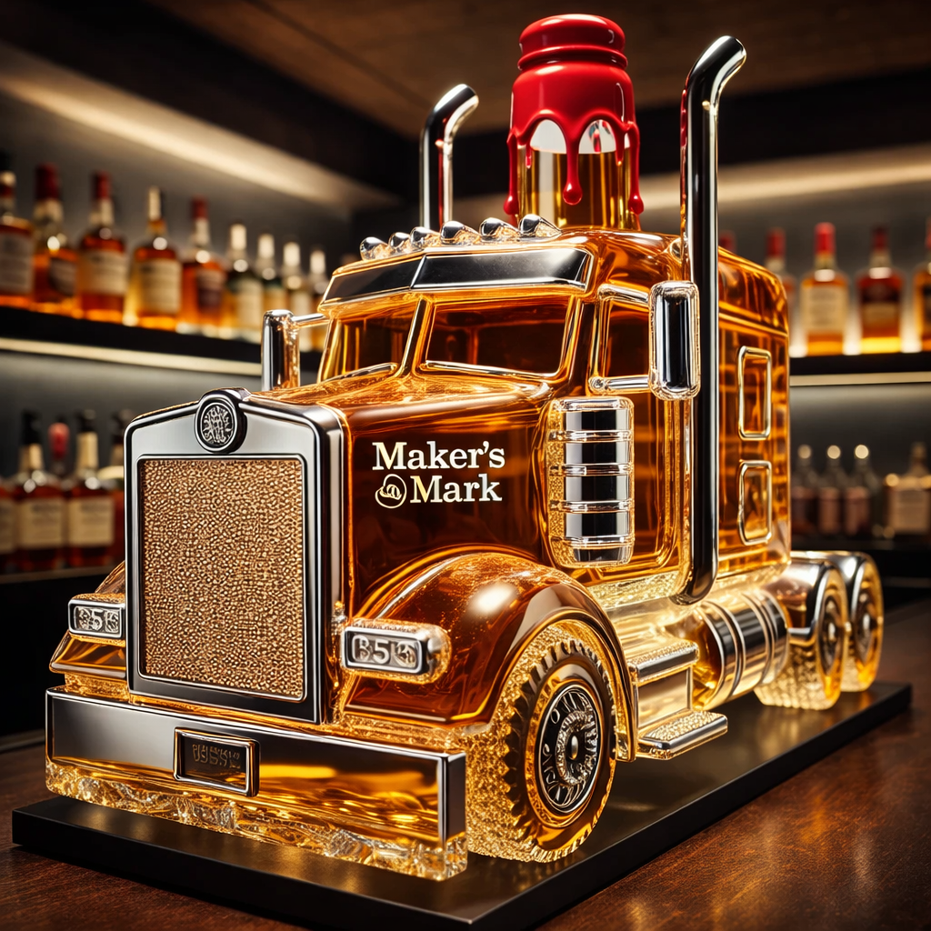 Bouteille de Whisky Camion Semi