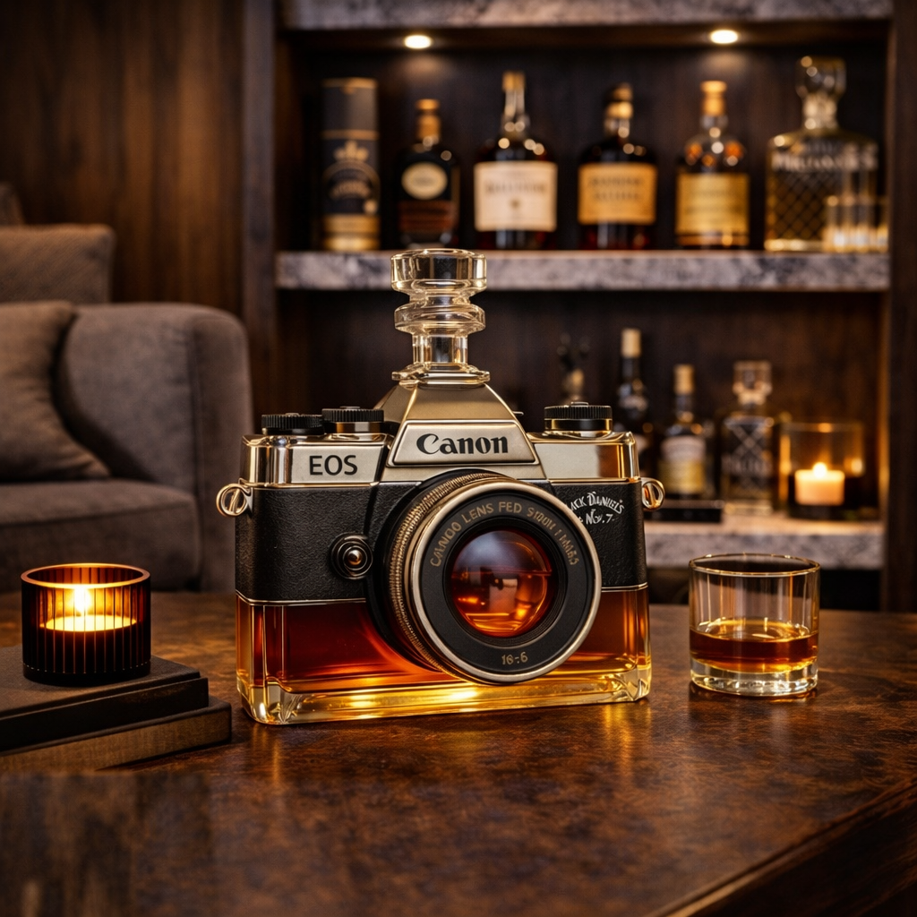 Bouteille de Whiskey - Édition Caméra