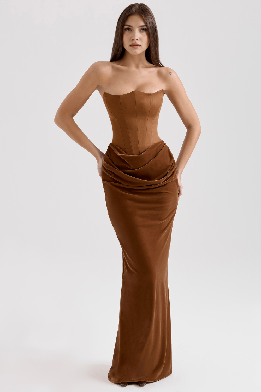 Céleste | Robe en satin