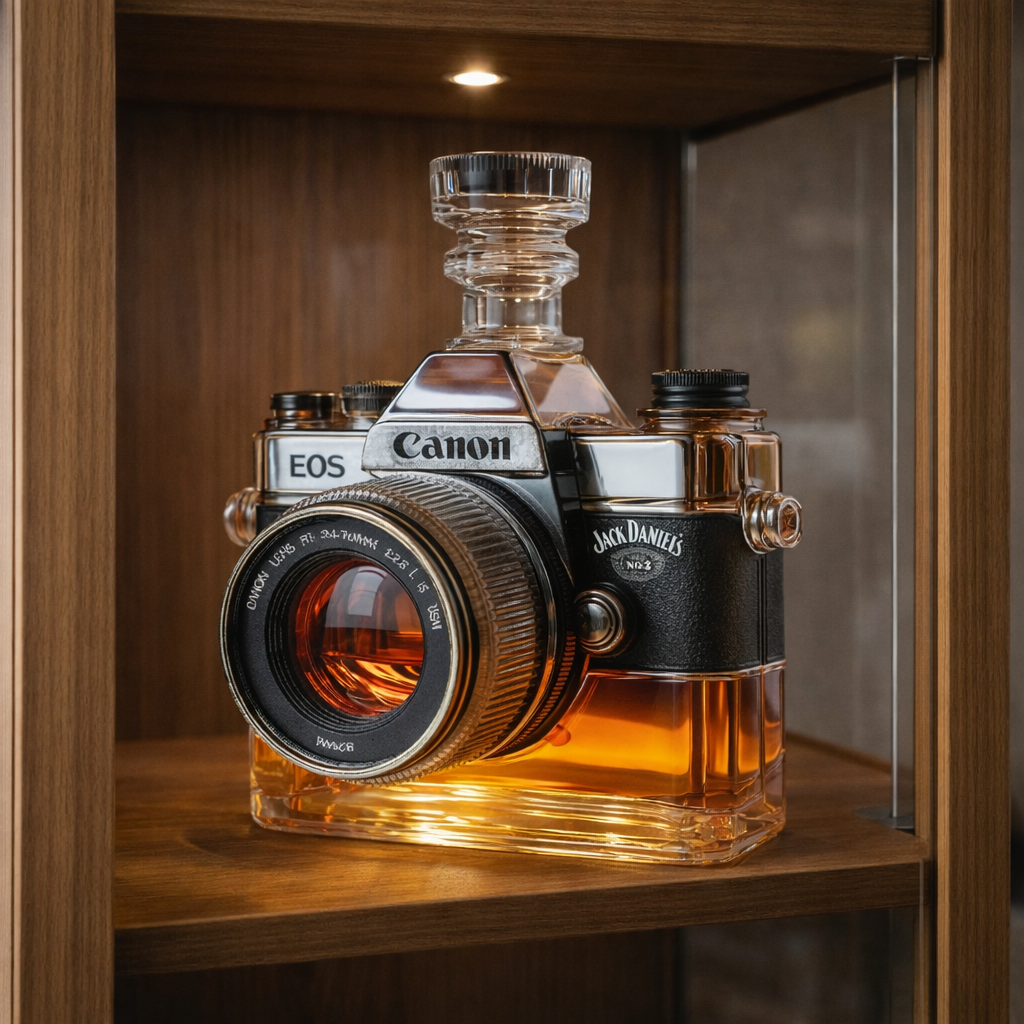 Bouteille de Whiskey - Édition Caméra