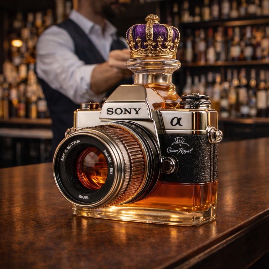 Bouteille de Whiskey - Édition Caméra