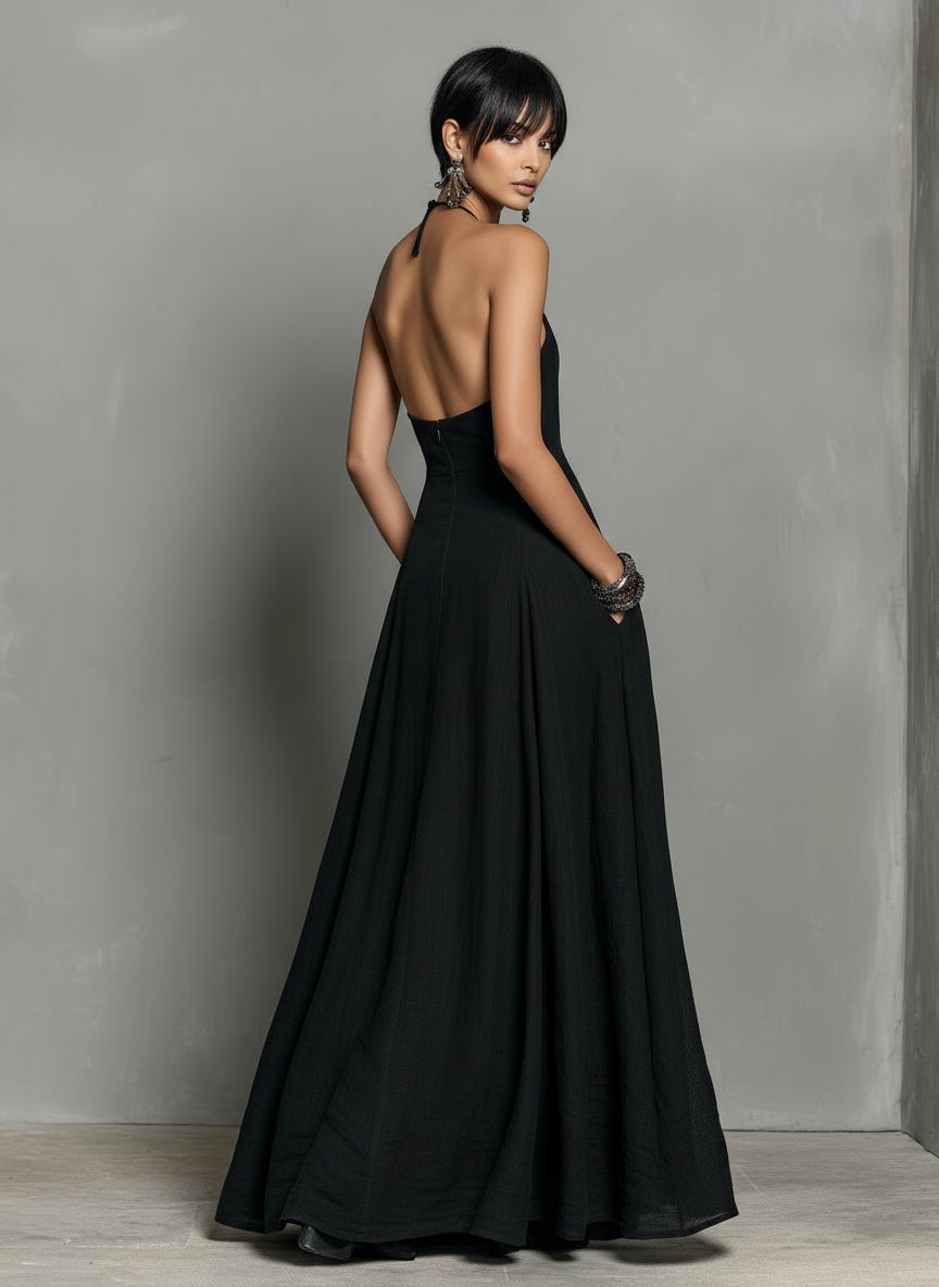 Vitalia | Robe Maxi Sans Manches