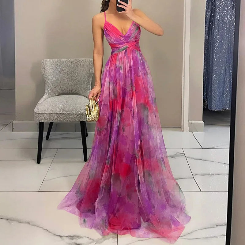 Giselle - Superbe Maxi-Robe Florale