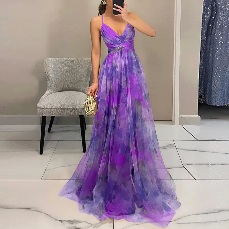Giselle - Superbe Maxi-Robe Florale