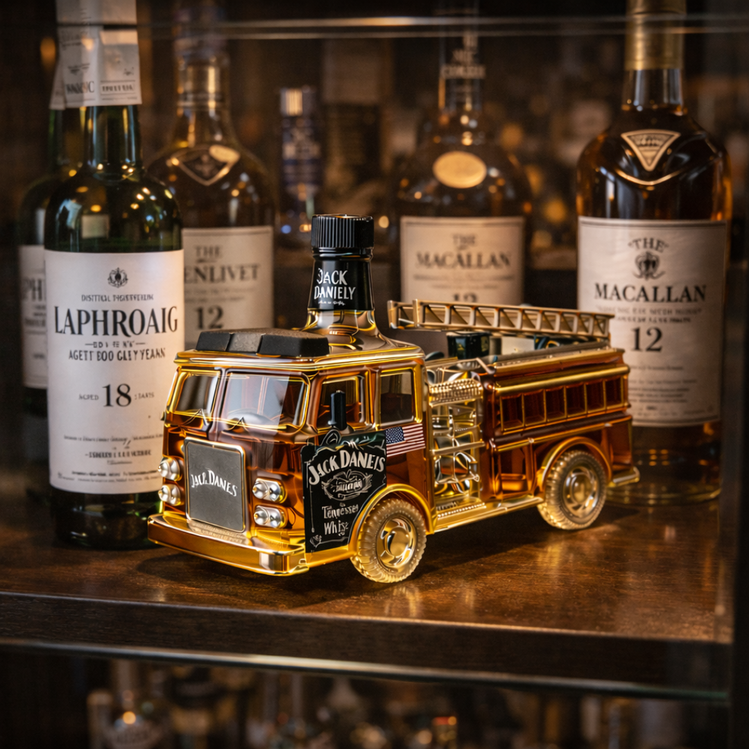 Bouteille de Whisky Jack Daniel's - Ădition Pompier