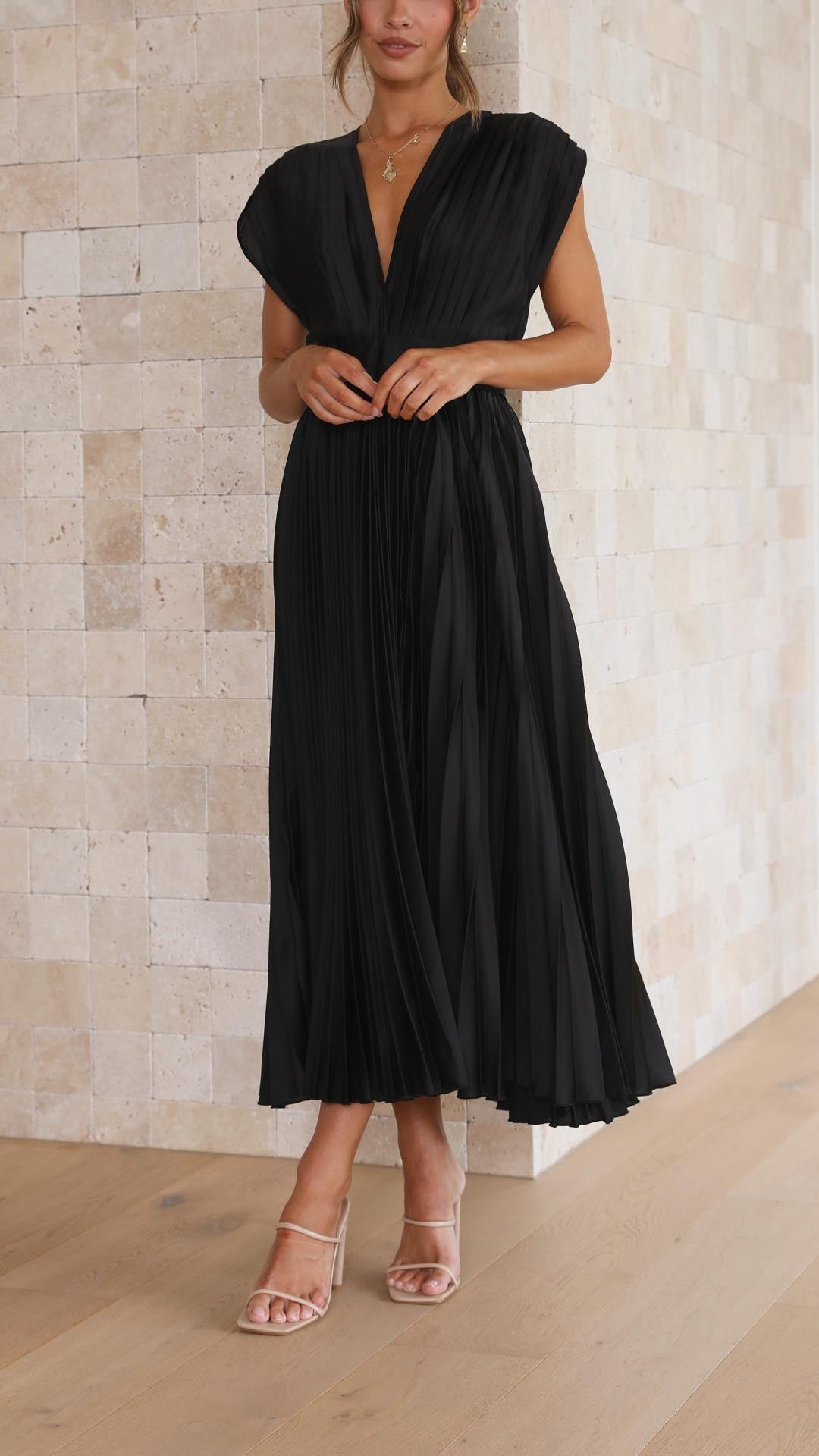Isla | Élégante Robe Plissée