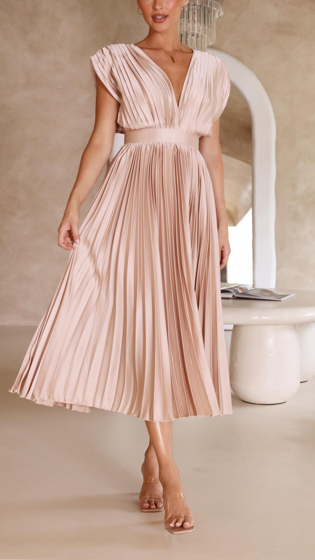 Isla | Élégante Robe Plissée