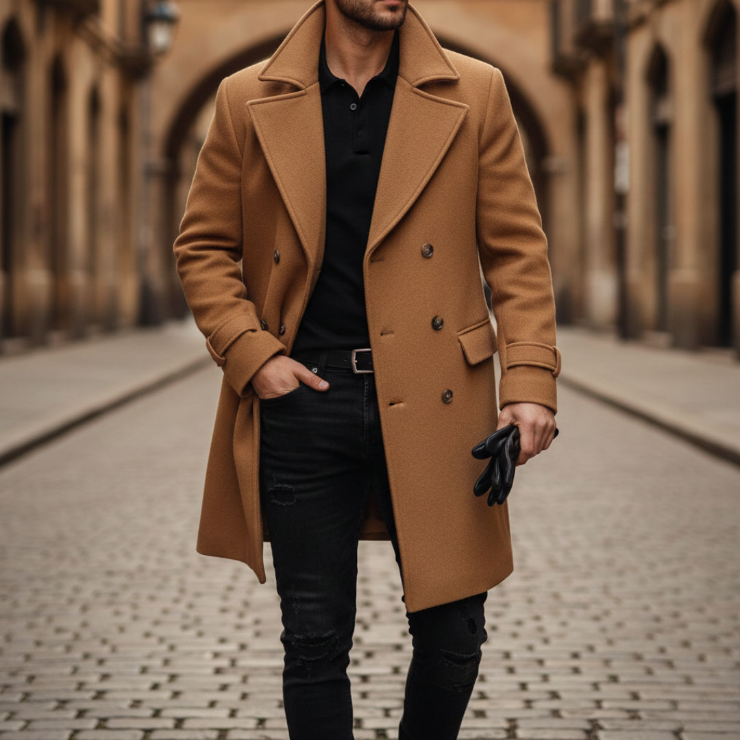 Marcel | Manteau Homme en Laine à Double Boutonnage Hiver