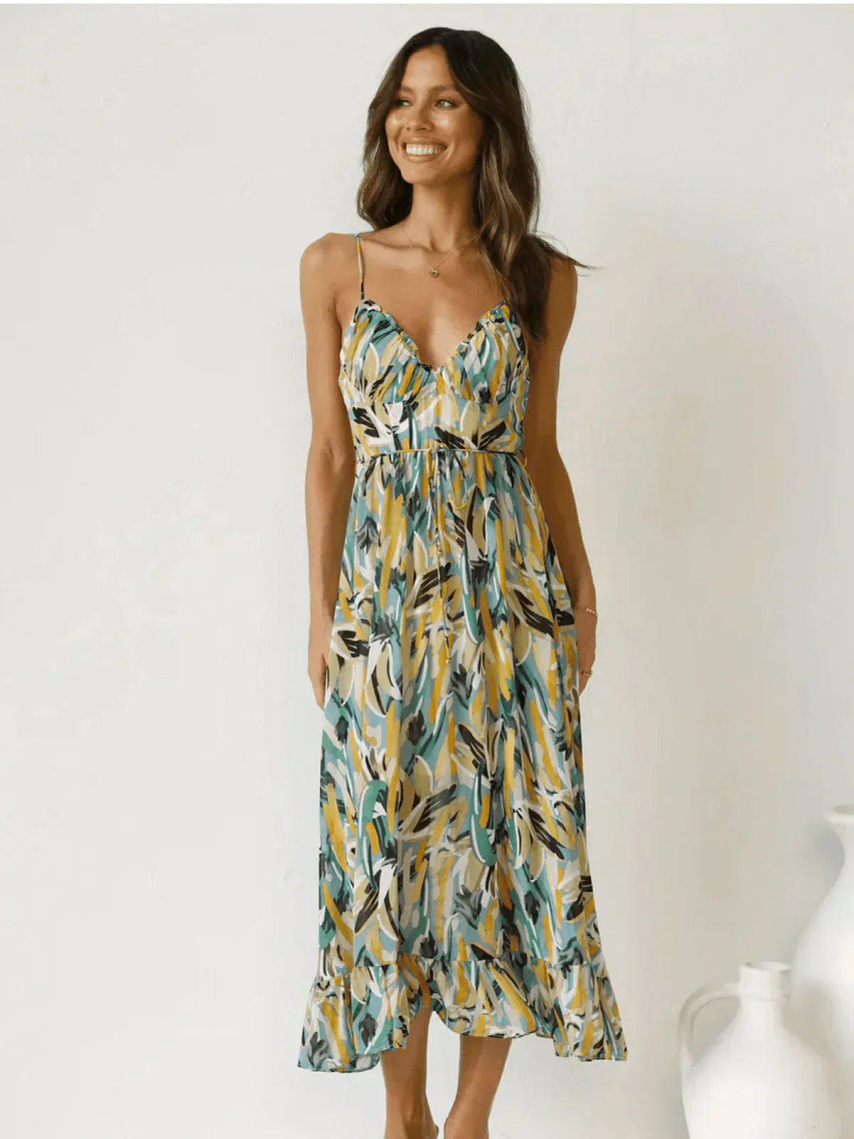 Chiara™ | Colorful Midi Dress