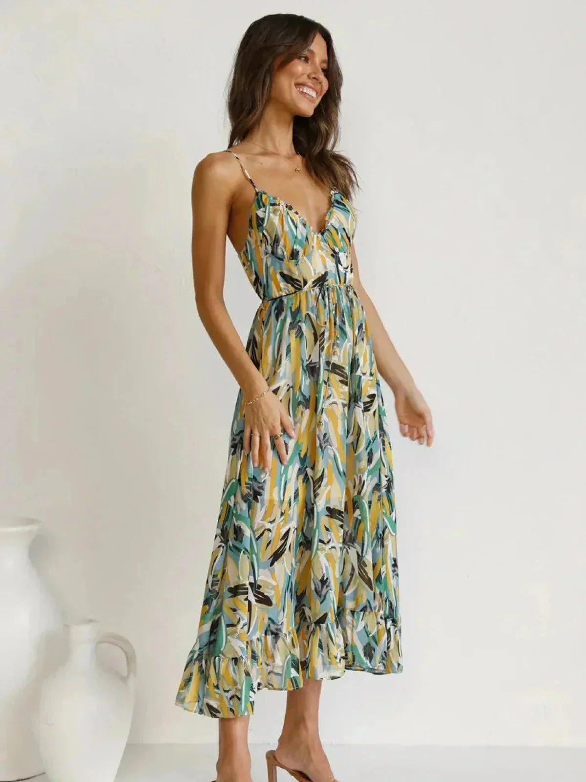 Chiara™ | Colorful Midi Dress