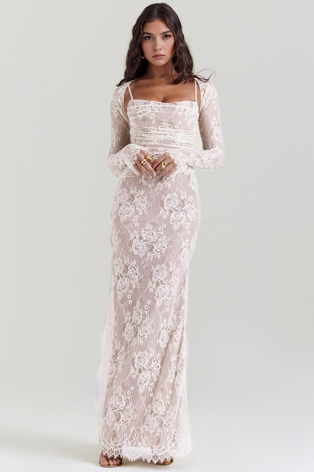 Chloé | Robe Maxi en Dentelle