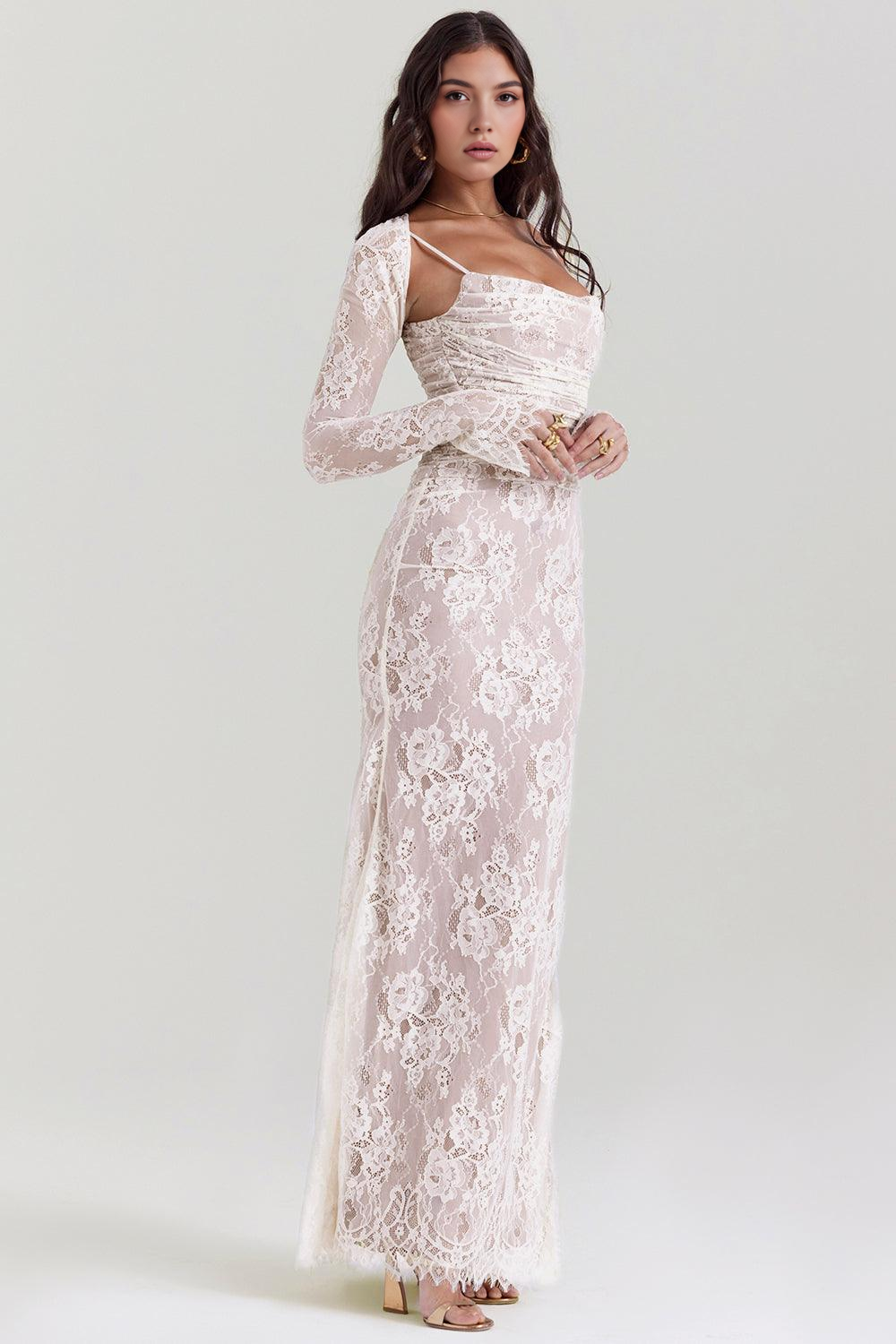Chloé | Robe Maxi en Dentelle