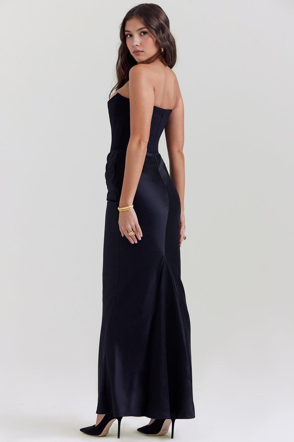 Céleste | Robe en satin