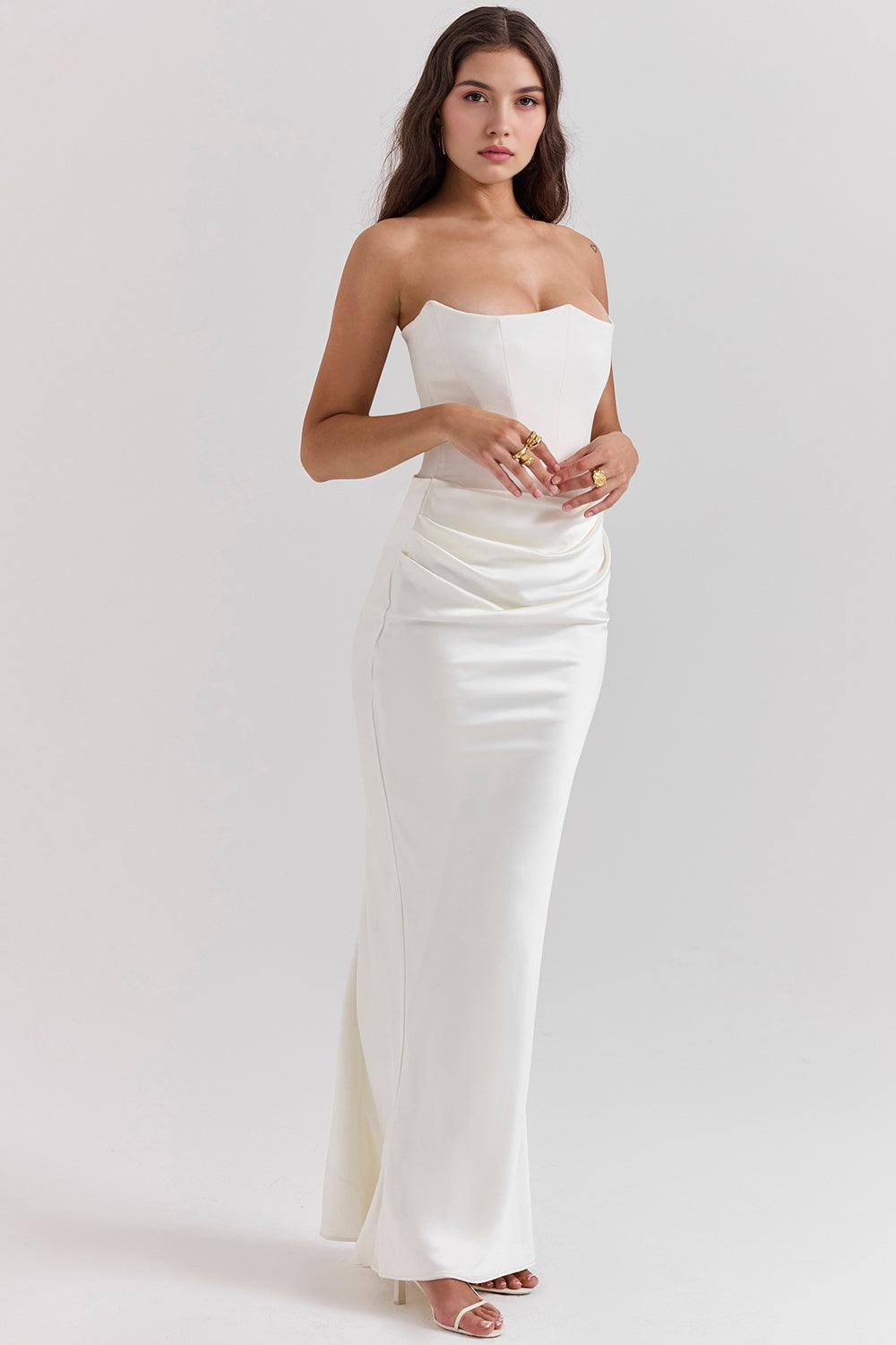 Céleste | Robe en satin