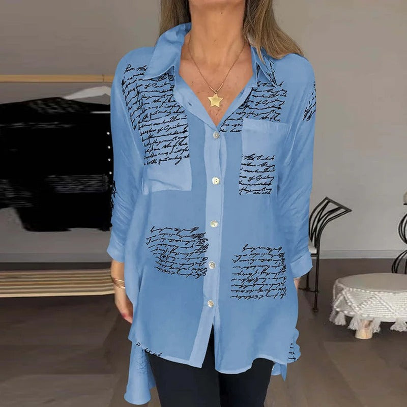 Monique - Blouse Élégante Printanière
