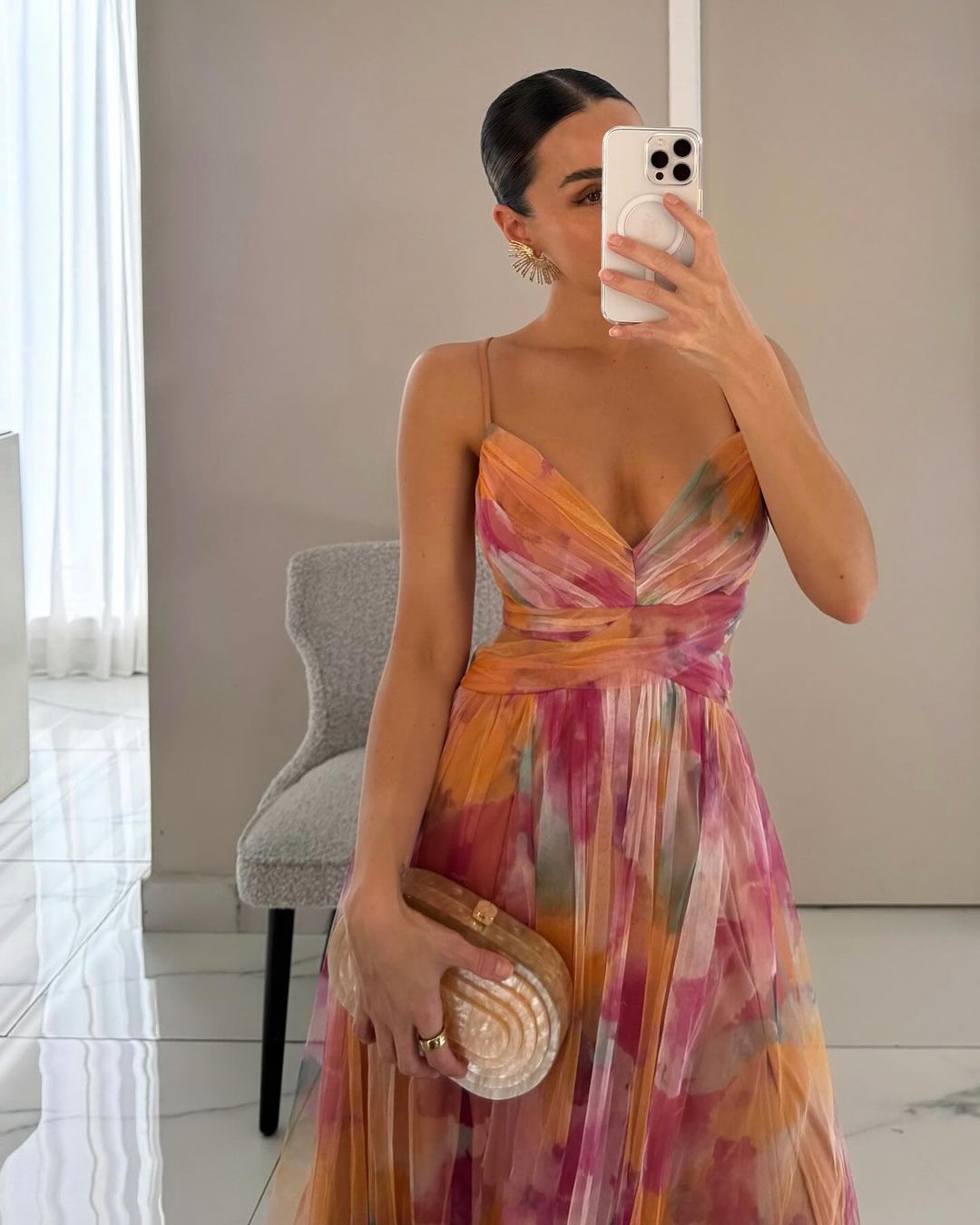 Giselle - Superbe Maxi-Robe Florale