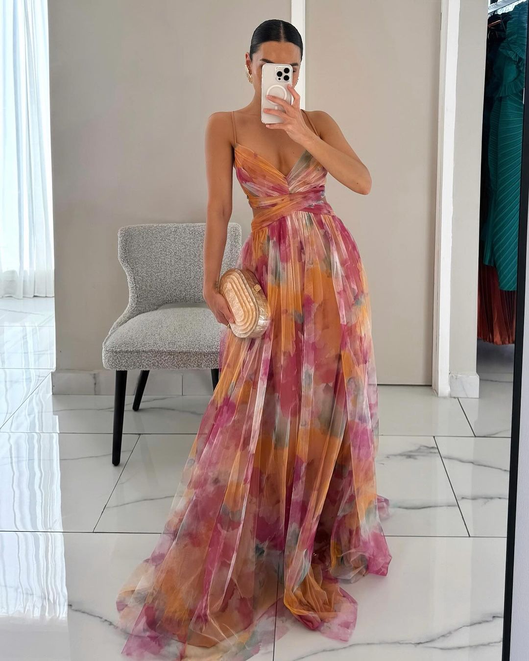 Giselle - Superbe Maxi-Robe Florale