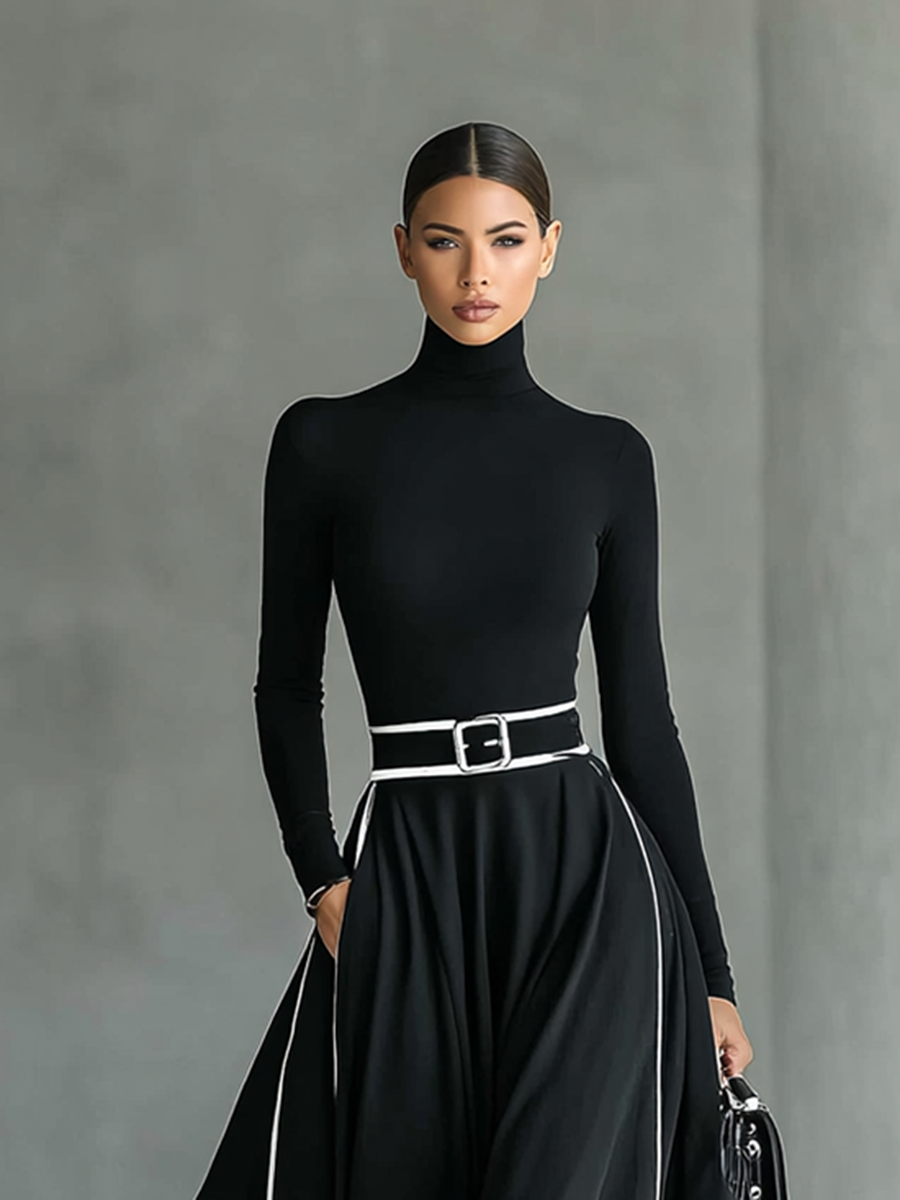 Ginevra | Robe Maxi Noire
