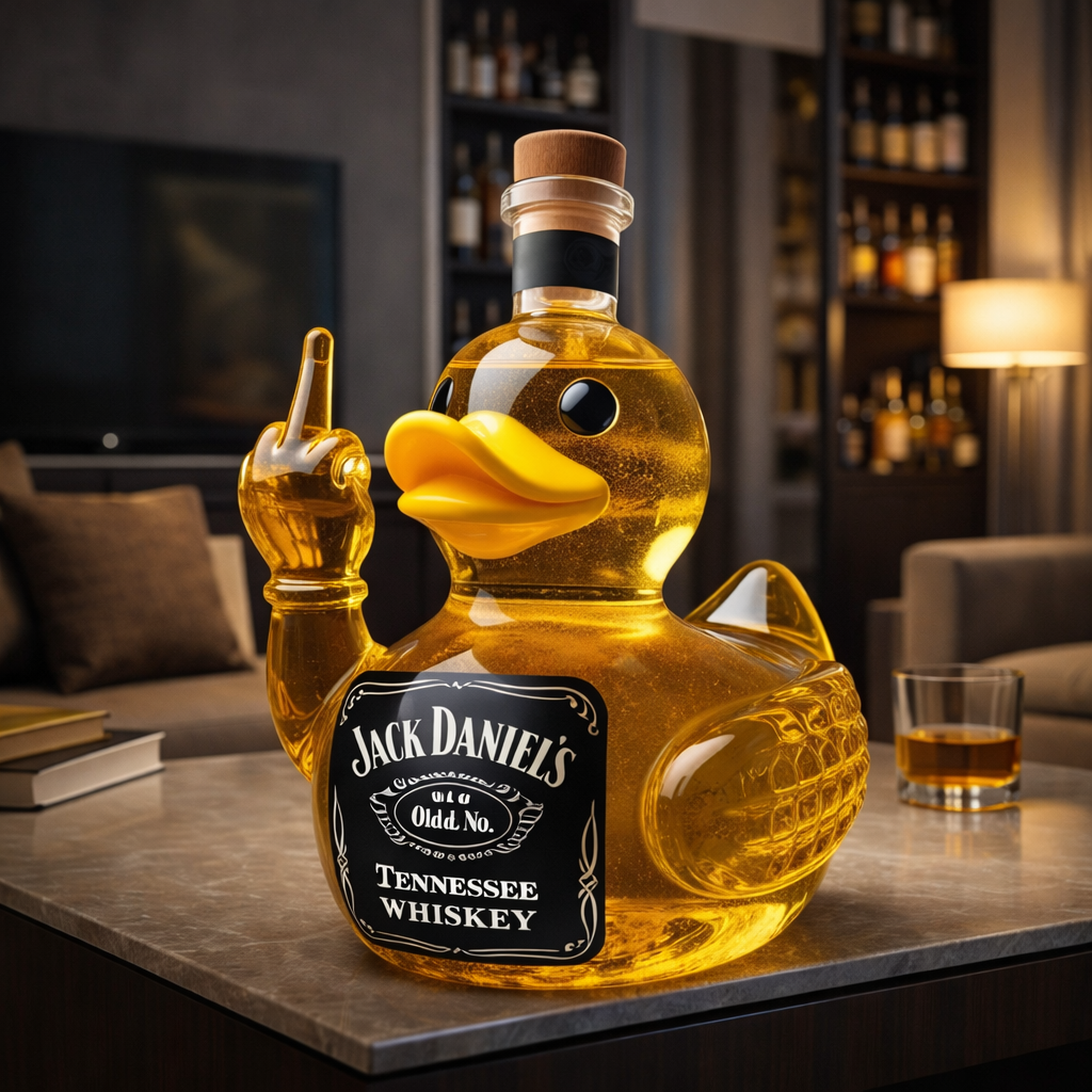 Bouteille de Whiskey - Édition Canard Rebelle