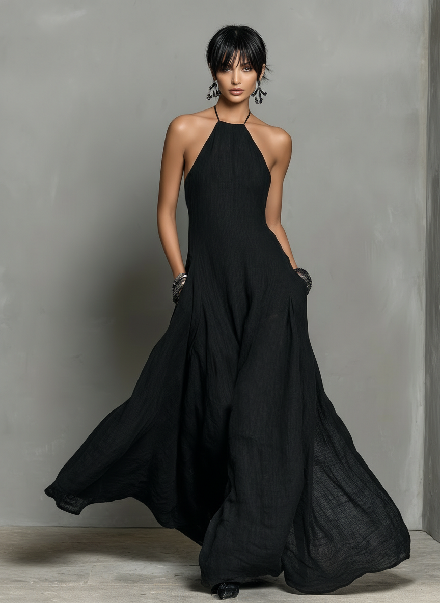 Vitalia | Robe Maxi Sans Manches