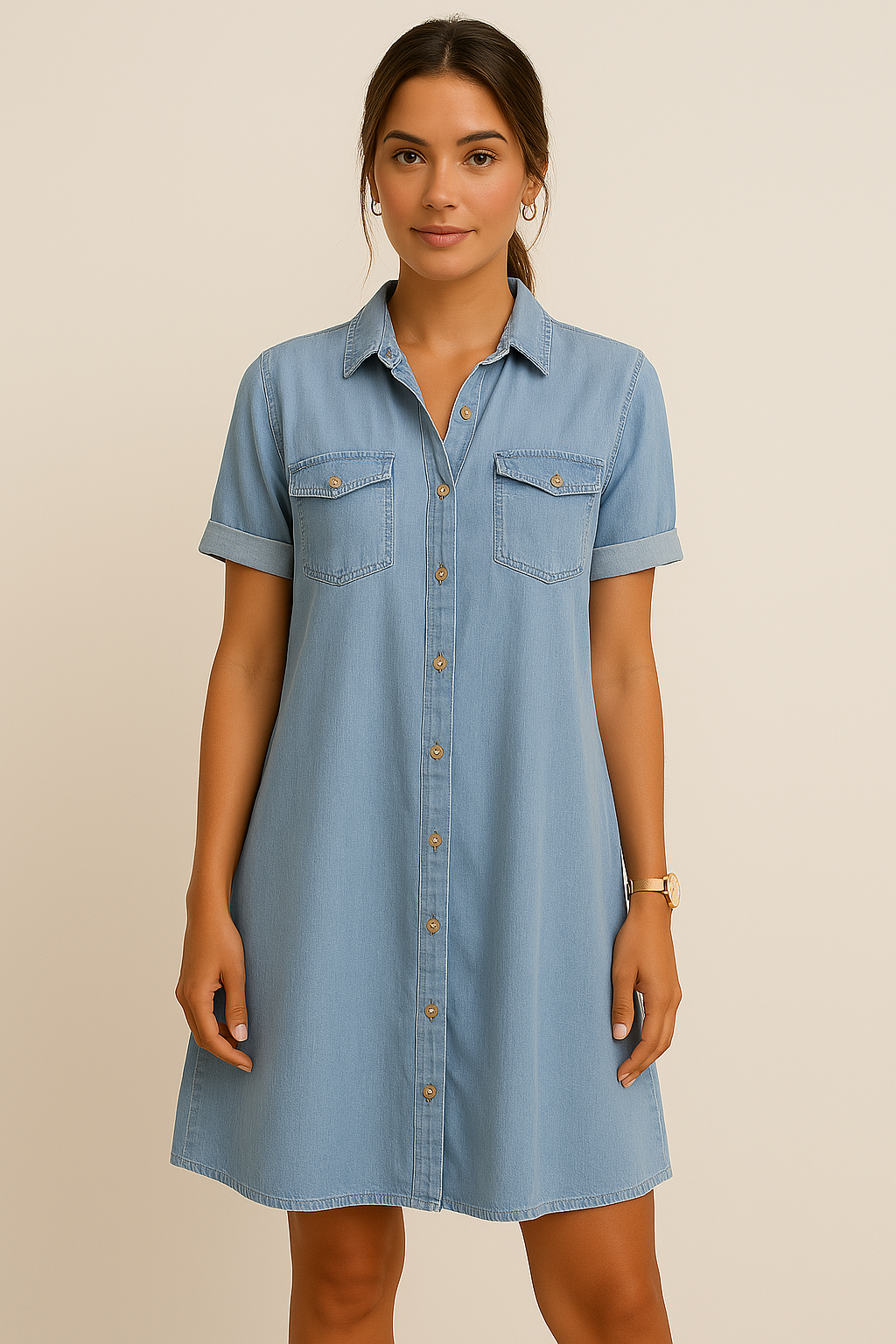 Sofia™ | Chic & Comfortable Denim Robe