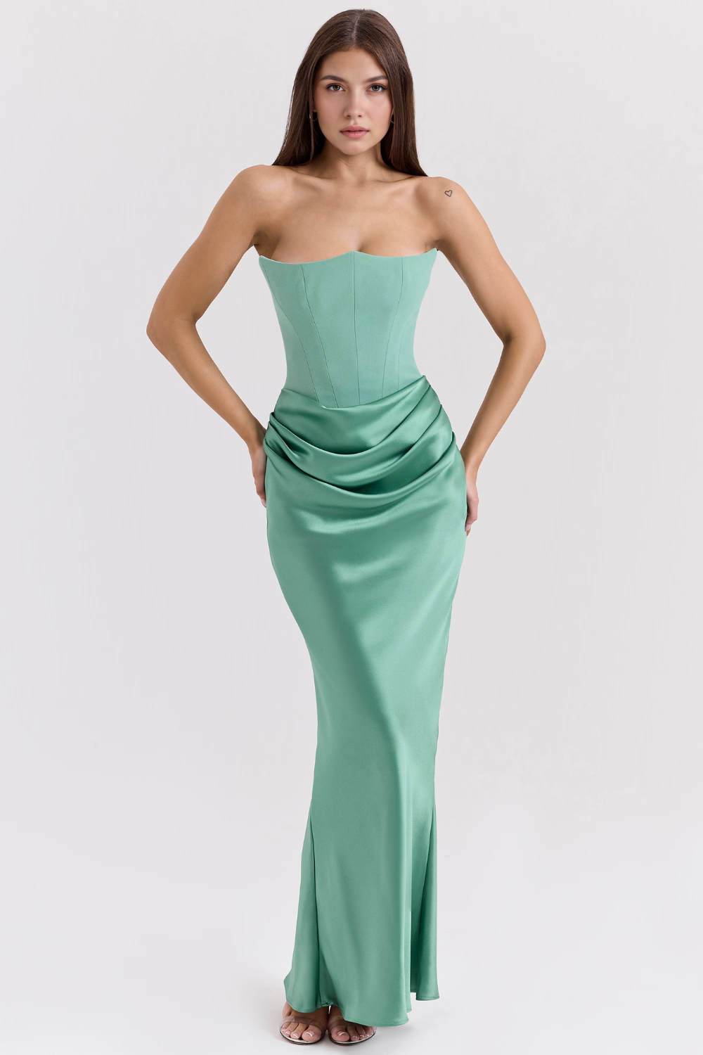 Céleste | Robe en satin