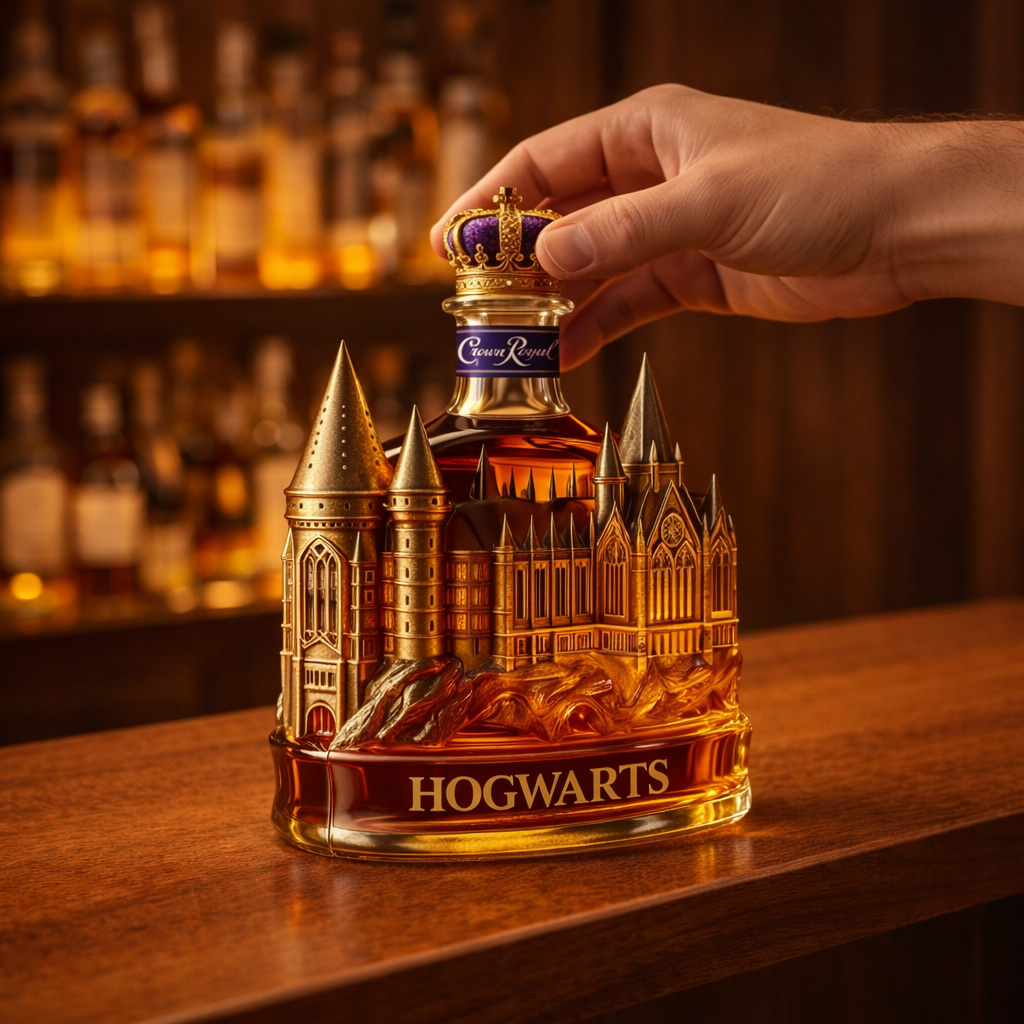 Bouteille de Whiskey – Édition Château Magique