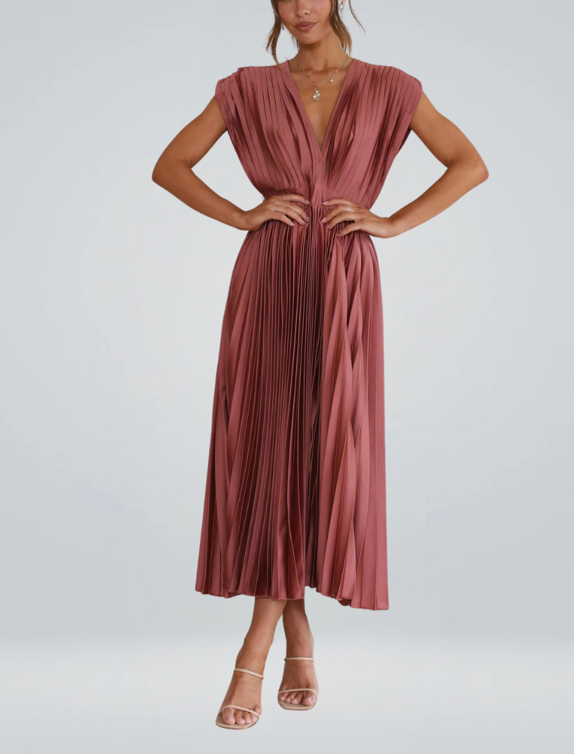 Isla | Élégante Robe Plissée