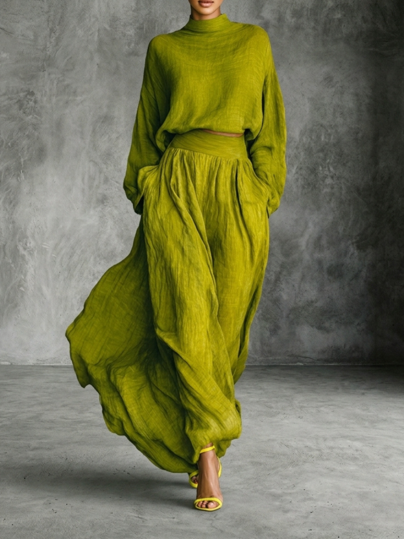 Mariela | Ensemble femme vert