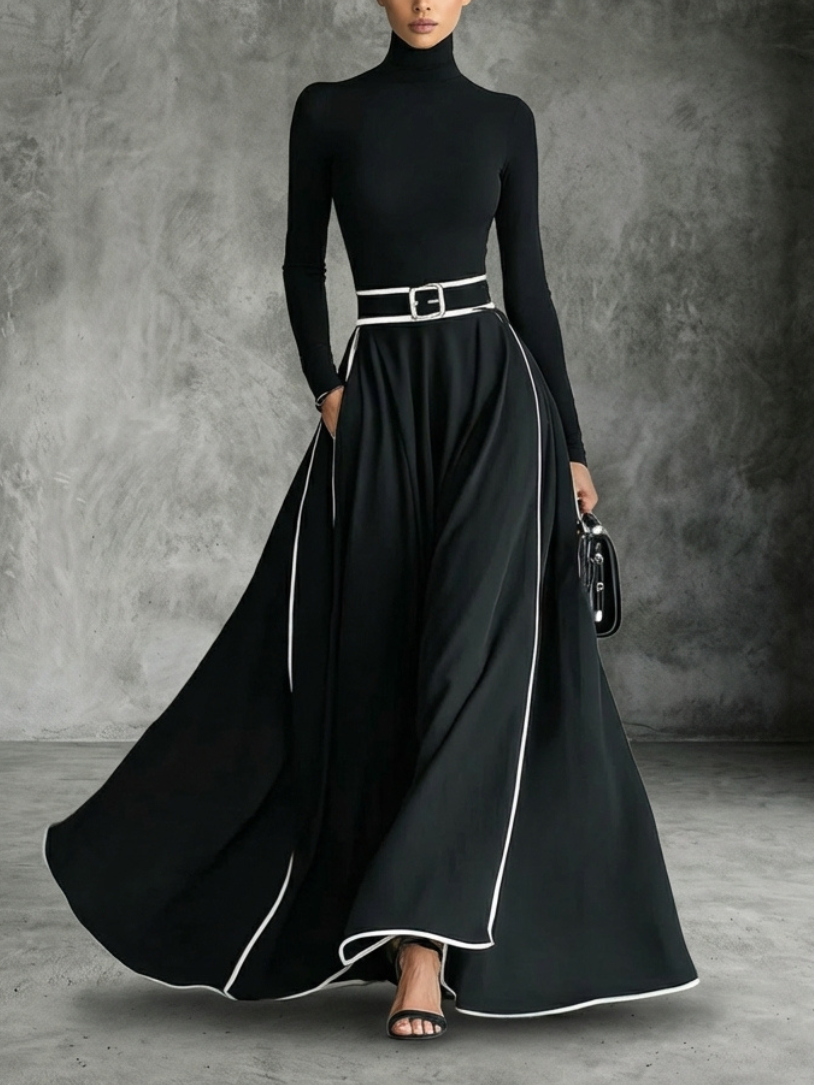 Ginevra | Robe Maxi Noire