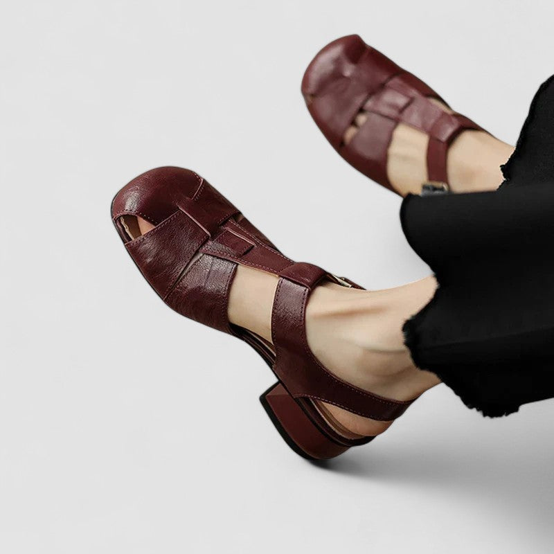 Amélie™ | Chaussures orthopédiques Mary Jane en vrai cuir