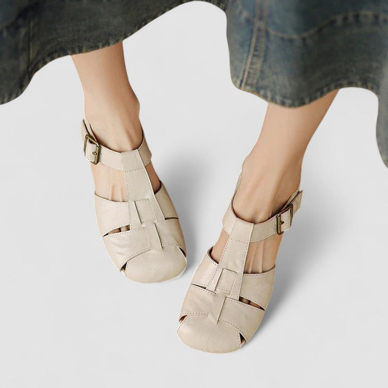 Amélie™ | Chaussures orthopédiques Mary Jane en vrai cuir