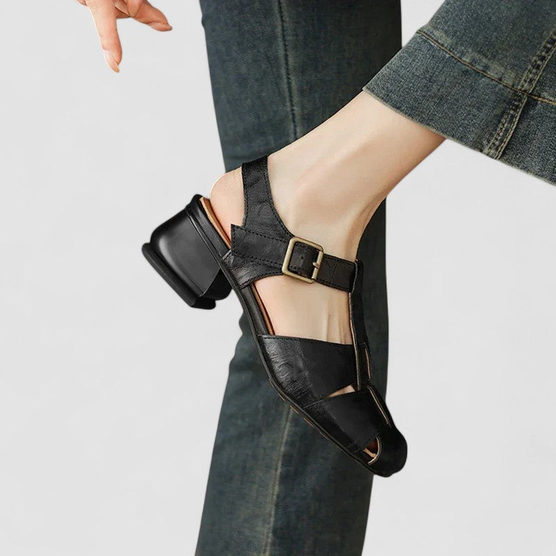 Amélie™ | Chaussures orthopédiques Mary Jane en vrai cuir