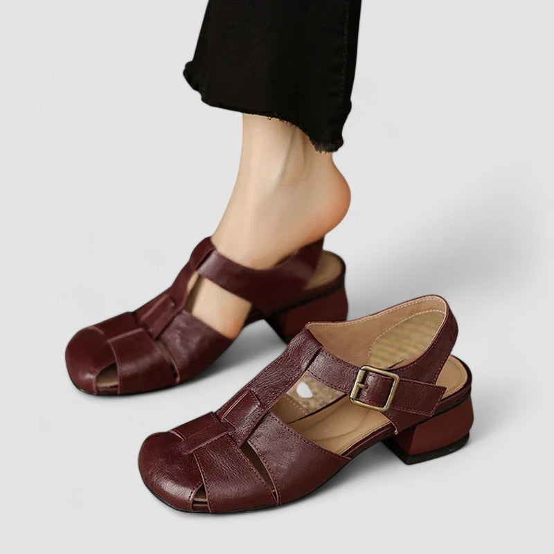 Amélie™ | Chaussures orthopédiques Mary Jane en vrai cuir