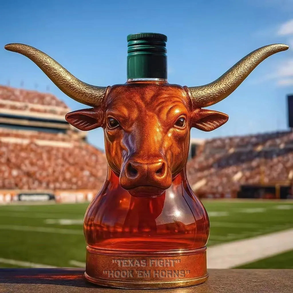 Bouteille de Whisky des Texas Longhorns